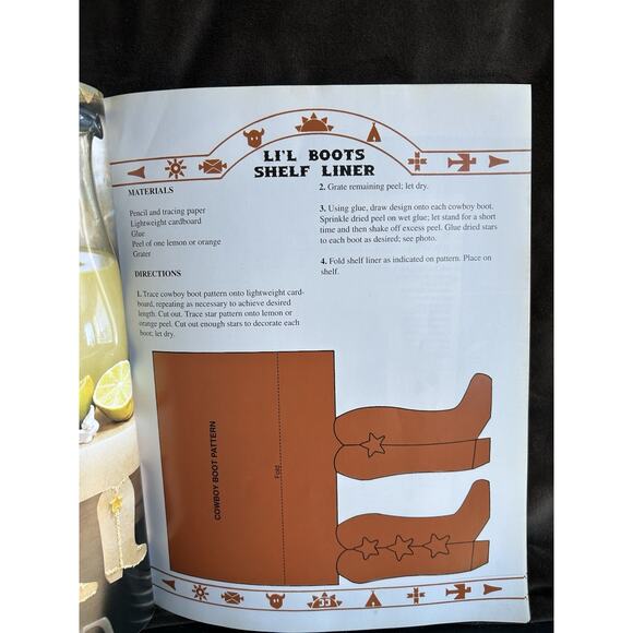 cowboy Crafts Book Arts Western Southwestern Design Art Deco Sewing Knitting Y2K - Picture 3 of 7